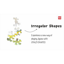 Unik Play Go Crazy Jigsaw Puzzle, Attractive Cartoon Print Puzzle, 2 Puzzle Trays, Unicorn, Kids And Adults 6 Plus