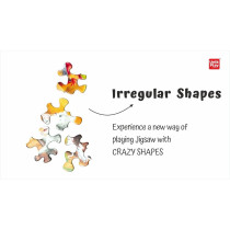 Unik Play Go Crazy Jigsaw Puzzle, Attractive Cartoon Print Puzzle, 2 Puzzle Trays, Farm, Kids And Adults 6 Plus