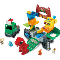 Vtech - Toot-Toot Friends 2-In-1 Dinosaur Park, Interactive Toy With Lights, Sounds And Music, Dinosaur Truck Toy For Kids, Toy Truck Vehicle Set For Kids, Role-Play Toy For Boys And Girls Aged 1 Year Plus