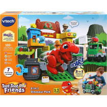 Vtech - Toot-Toot Friends 2-In-1 Dinosaur Park, Interactive Toy With Lights, Sounds And Music, Dinosaur Truck Toy For Kids, Toy Truck Vehicle Set For Kids, Role-Play Toy For Boys And Girls Aged 1 Year Plus