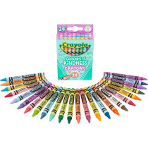 Crayola Colors Of Kindness, Pack Of 24, Special Edition Crayons, Unique Color Names, 3 Plus Yrs