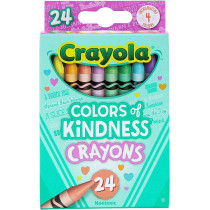 Crayola Colors Of Kindness, Pack Of 24, Special Edition Crayons, Unique Color Names, 3 Plus Yrs