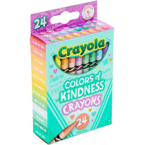 Crayola Colors Of Kindness, Pack Of 24, Special Edition Crayons, Unique Color Names, 3 Plus Yrs