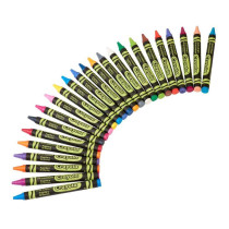 Crayola Construction Paper Crayons, School And Art Supplies, Pack Of 24, Bold And Bright Colors, 3 Plus Yrs