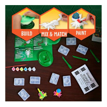 Crayola Critter Creator, Glow Bugs, Glow In The Dark Clay Art Kit With Paint And Bug Molds, Stem System, 7 Plus Yrs