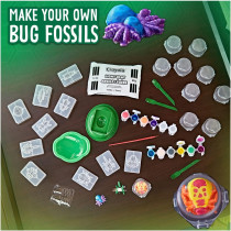 Crayola Critter Creator, Fossil Kit, Metallic Clay Art Kit With Paint And Fossil Molds, Stem System, 7 Plus Yrs