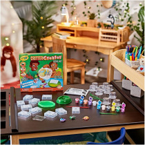 Crayola Critter Creator, Fossil Kit, Metallic Clay Art Kit With Paint And Fossil Molds, Stem System, 7 Plus Yrs