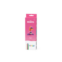 Hey Clay Diy Scorpio Plastic Creative Modelling Air-Dry Clay For Kids 3 Cans