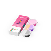 Hey Clay Diy Scorpio Plastic Creative Modelling Air-Dry Clay For Kids 3 Cans