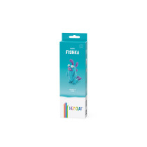 Hey Clay Fishka Plastic Creative Modelling Air-Dry Clay For Kids 3 Cans