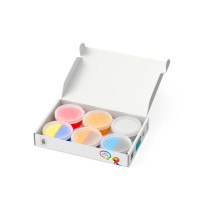 Hey Clay Diy Birds Pheasant, Ara Parrot, Dove Plastic Creative Modelling Air-Dry Clay For Kids 6 Cans