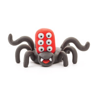 Hey Clay Diy Bugs Spider, Mantis, Caterpillar Plastic Creative Modelling Air-Dry Clay For Kids 6 Cans