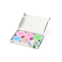 Hey Clay Diy Aliens Burger, Trio, Scorpio Plastic Creative Modelling Air-Dry Clay For Kids 6 Cans