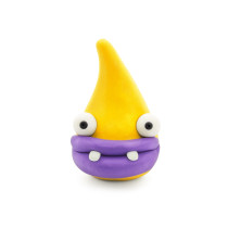 Hey Clay Diy Beasts Worm, Ginger, Drop Plastic Creative Modelling Air-Dry Clay For Kids 6 Cans