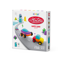 Hey Clay Happy Cars Set Air-Dry Clay 6 Cans