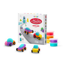 Hey Clay Happy Cars Set Air-Dry Clay 6 Cans