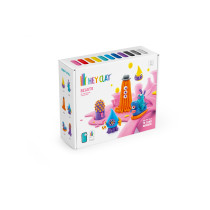Hey Clay Beasts Set-Colourful Modeling Kids-Air Dry Clay Kit 15 Cans And Sculpting Tools With Fun Interactive Instructions App, Multicoloured