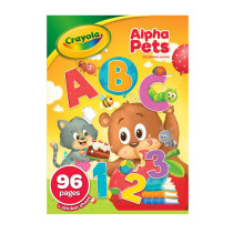Crayola 96-Page Coloring Book, Alphapets
