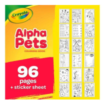 Crayola 96-Page Coloring Book, Alphapets