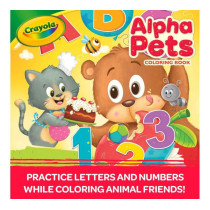 Crayola 96-Page Coloring Book, Alphapets