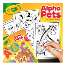 Crayola 96-Page Coloring Book, Alphapets
