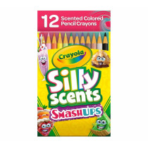 Crayola 12 Ct Silly Scents Smash Ups Colored Pencils