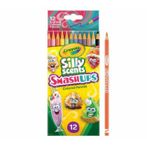 Crayola 12 Ct Silly Scents Smash Ups Colored Pencils