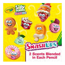 Crayola 12 Ct Silly Scents Smash Ups Colored Pencils