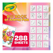 Crayola 288-Page Coloring Book, Big Book Of Animal Pals