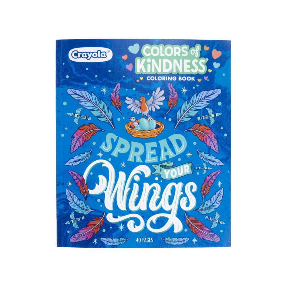 Crayola 40-Page Coloring Book, Colors Of Kindness