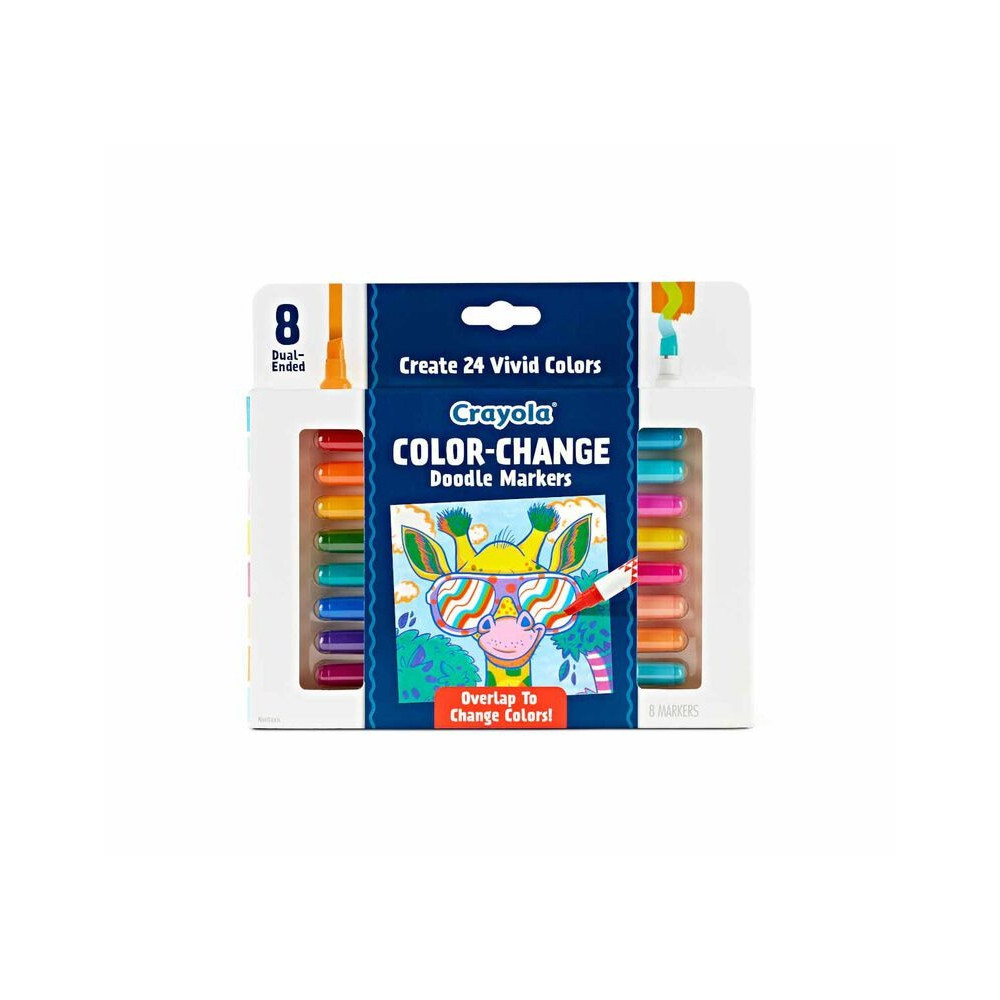 Crayola 8 Ct Color Change Doodle Markers