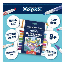 Crayola 8 Ct Color Change Doodle Markers