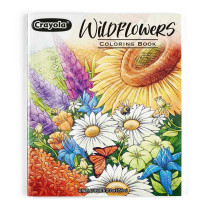 Crayola 40-Page Coloring Book, Wildflowers