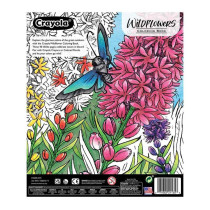 Crayola 40-Page Coloring Book, Wildflowers