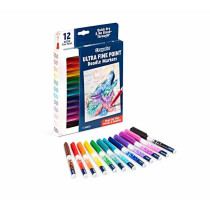 Crayola 12 Ct Ultra-Fine Point Doodle Markers