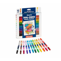 Crayola 12 Ct Dual-Ended Doodle Markers