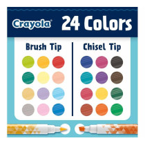 Crayola 12 Ct Dual-Ended Doodle Markers