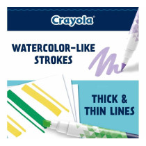 Crayola 12 Ct Dual-Ended Doodle Markers