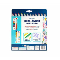 Crayola 12 Ct Dual-Ended Doodle Markers