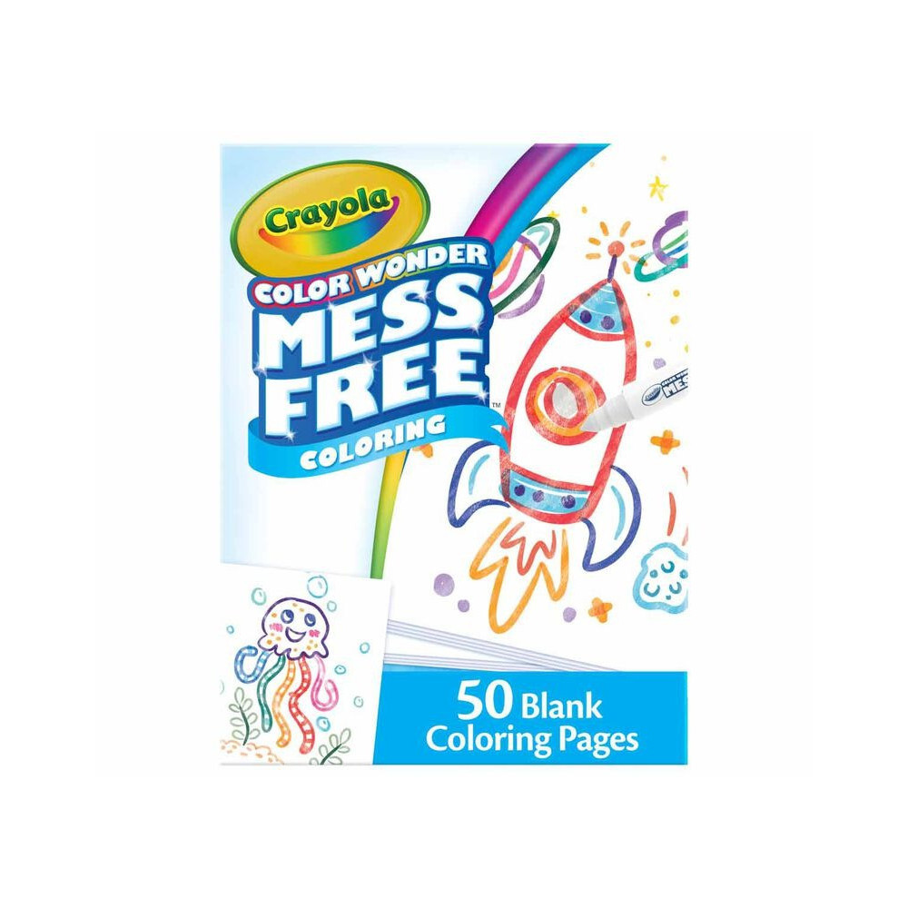 Crayola Color Wonder 50 Blank Coloring Pages