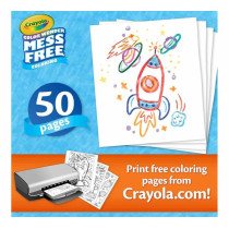 Crayola Color Wonder 50 Blank Coloring Pages