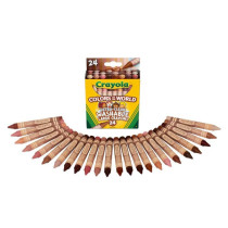 Crayola 24 Ct Large Ultra-Clean Washable Crayons, Colors Of The World