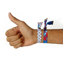 FIFA Fabric Fashionable Qatar 2022 World Cup Country Team Nylon Wrist Band, USA