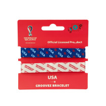 FIFA Fabric Fashionable Qatar 2022 World Cup Country Team Nylon Wrist Band, USA