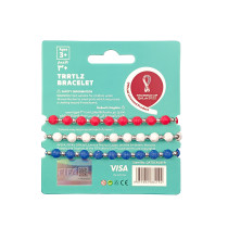 FIFA Fabric Fashionable Qatar 2022 World Cup Country Team Nylon Bracelets, France