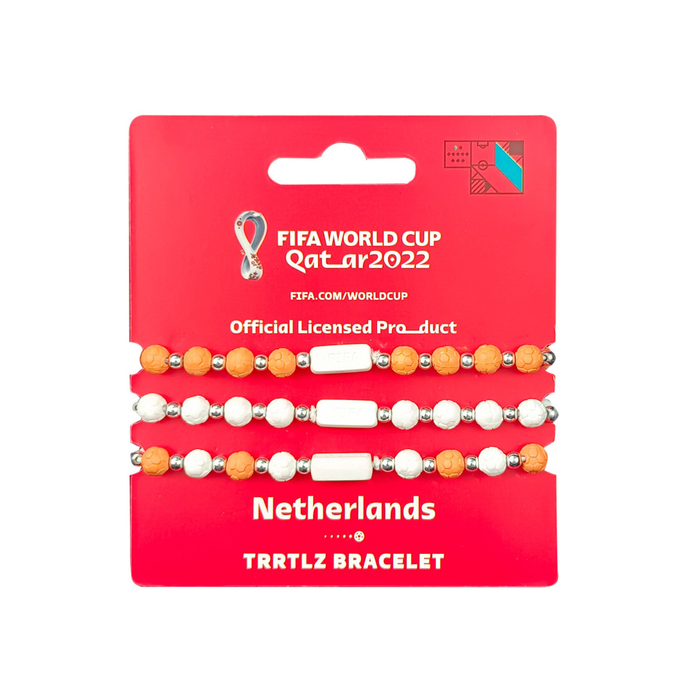 FIFA Fabric Fashionable Qatar 2022 World Cup Country Team Nylon Bracelets, Netherlands