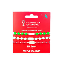 FIFA Fabric Fashionable Qatar 2022 World Cup Country Team Nylon Bracelets, Iran
