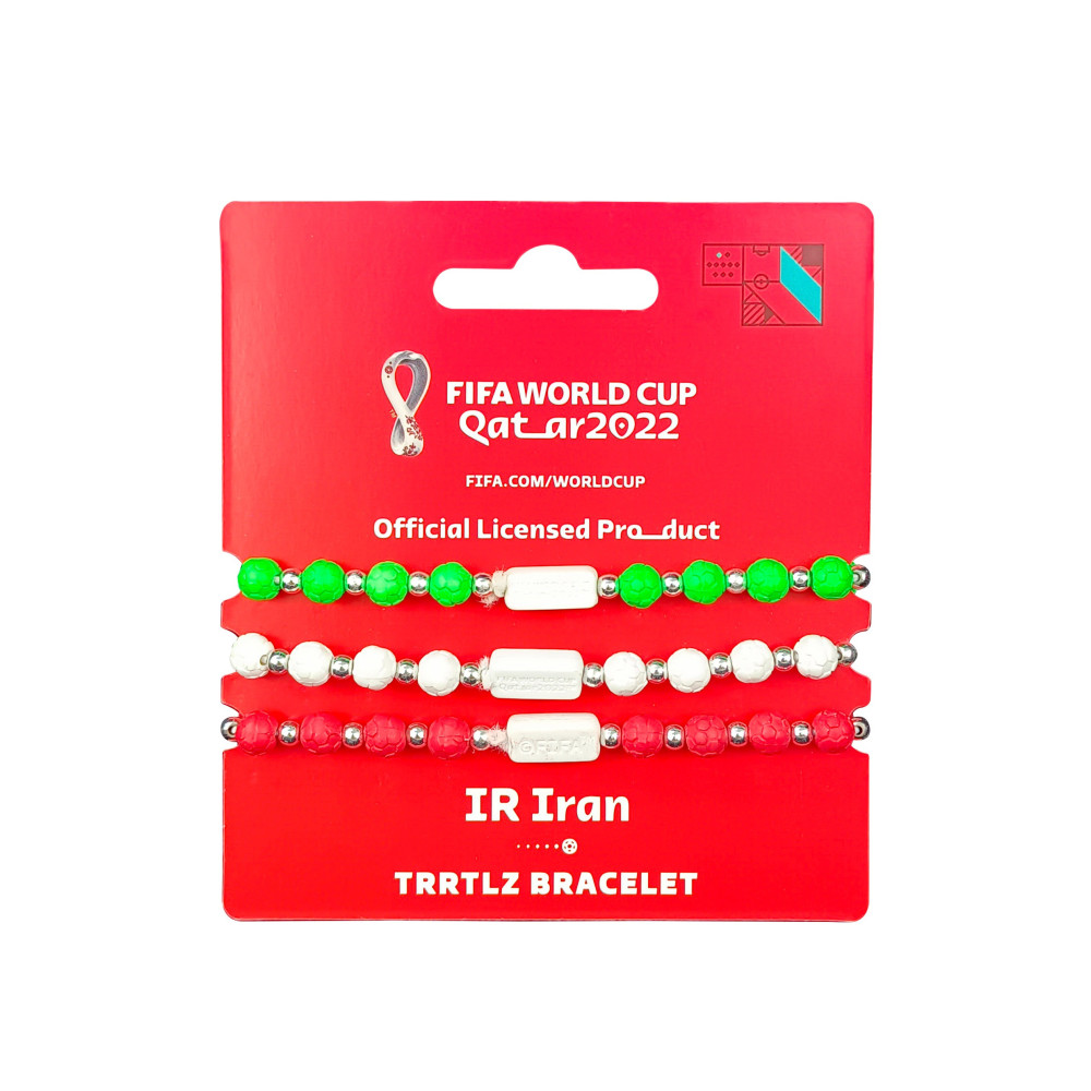 FIFA Fabric Fashionable Qatar 2022 World Cup Country Team Nylon Bracelets, Iran