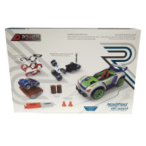 D-Power 20Pcs Diy Modified Race Car For Kids Building Toy Kit Make You Own Racing Car, Scale 1:32