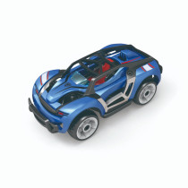 D-Power 35Pcs Diy Modified Race Car For Kids Building Toy Kit Make You Own Racing Car, Scale 1:32